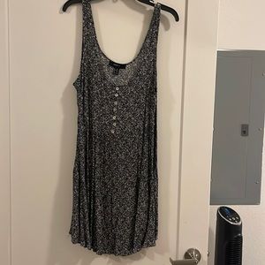 Forever 21 Black Floral Mini Dress